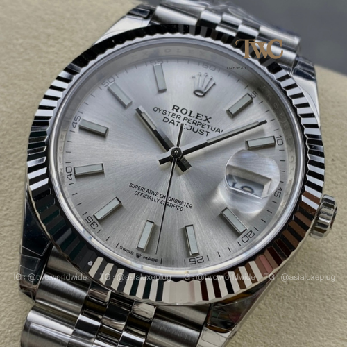 Rolex Datejust Silver