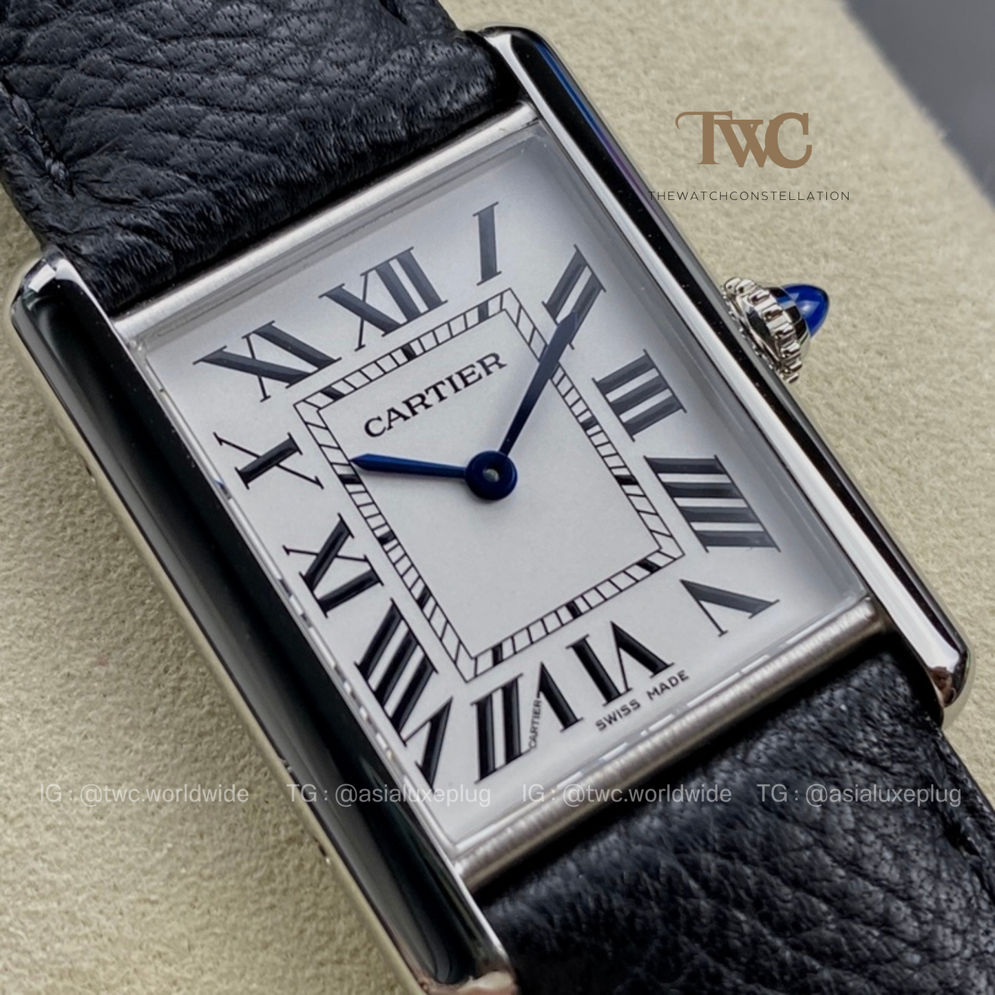 Cartier Tank Must Roman Numerals