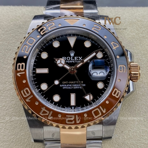 Rolex GMT Rootbeer 2 Tone