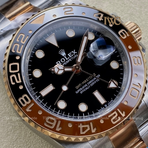 Rolex GMT Rootbeer 2 Tone