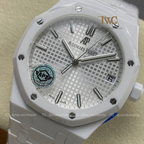 Audemars Piguet White Ceramic 15500 White Dial