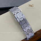 Audemars Piguet Quartz 33mm White Dial Frosted Bezel