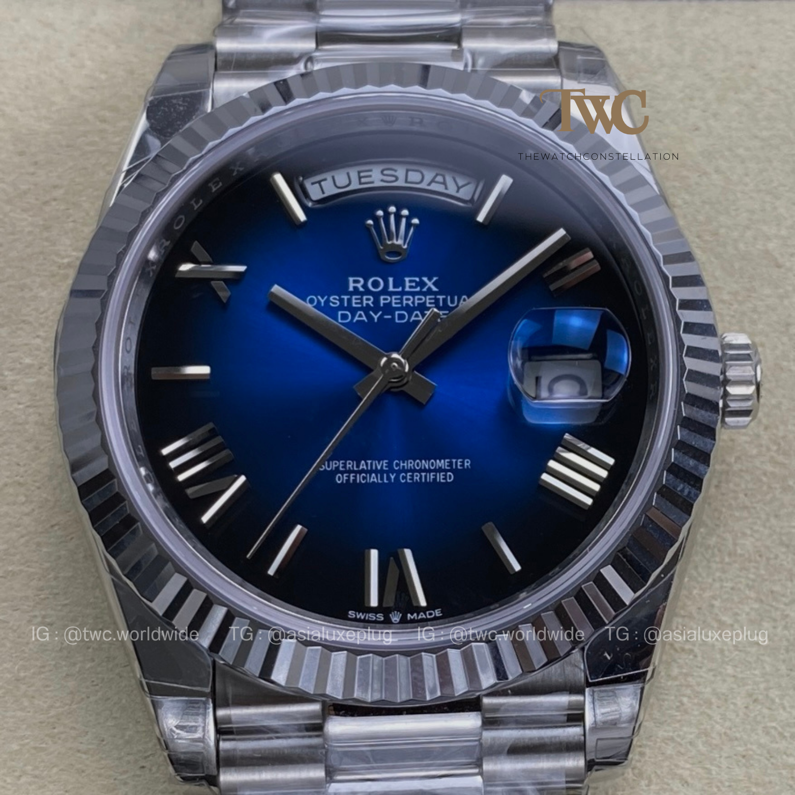 Rolex DayDate Blue Ombre