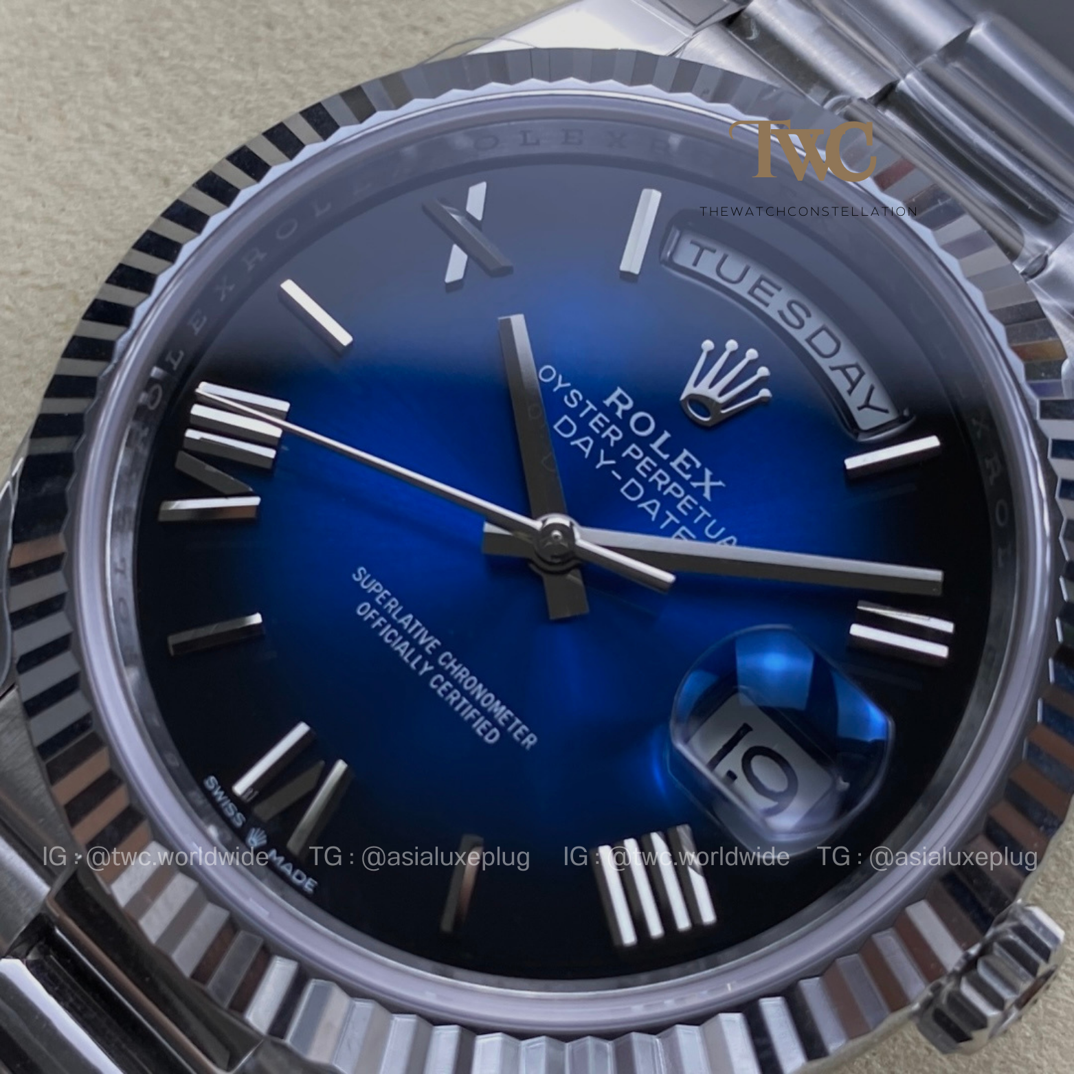 Rolex DayDate Blue Ombre