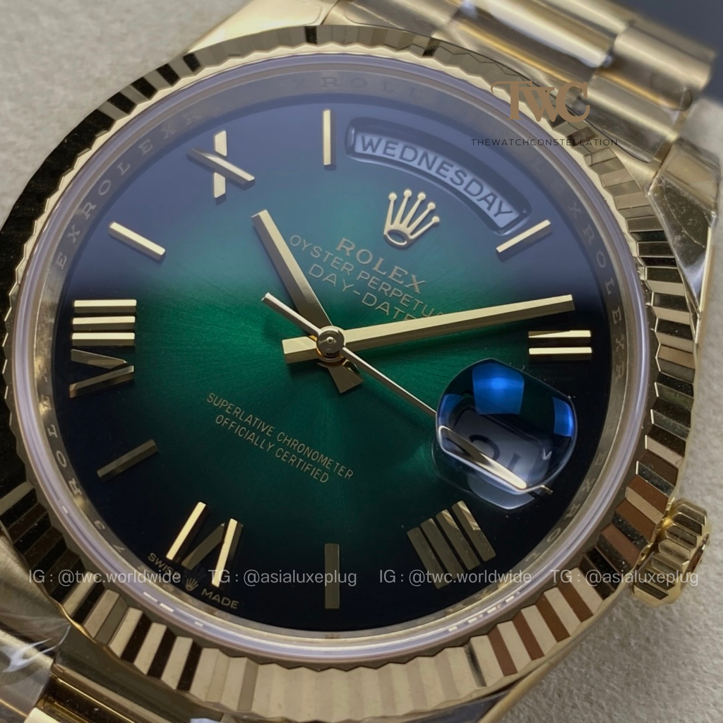 Rolex DayDate Olive green
