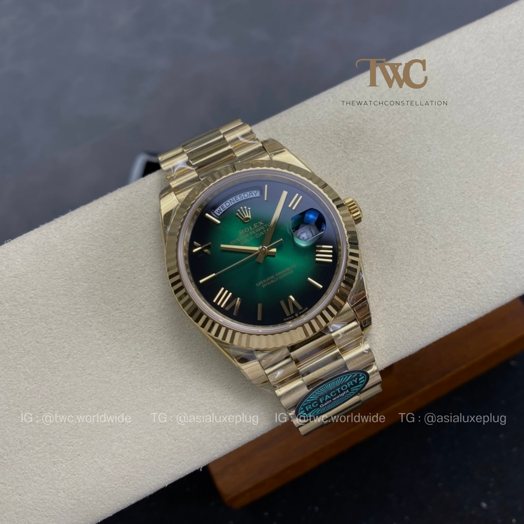Rolex DayDate Olive green