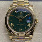 Rolex DayDate Yellow Gold Jade Dial