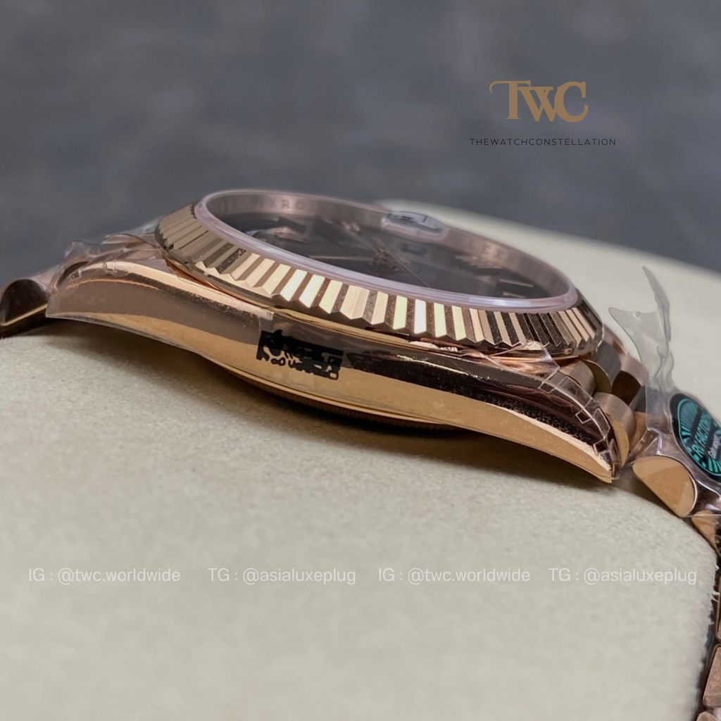 Rolex DayDate Rose Gold Black Ombre