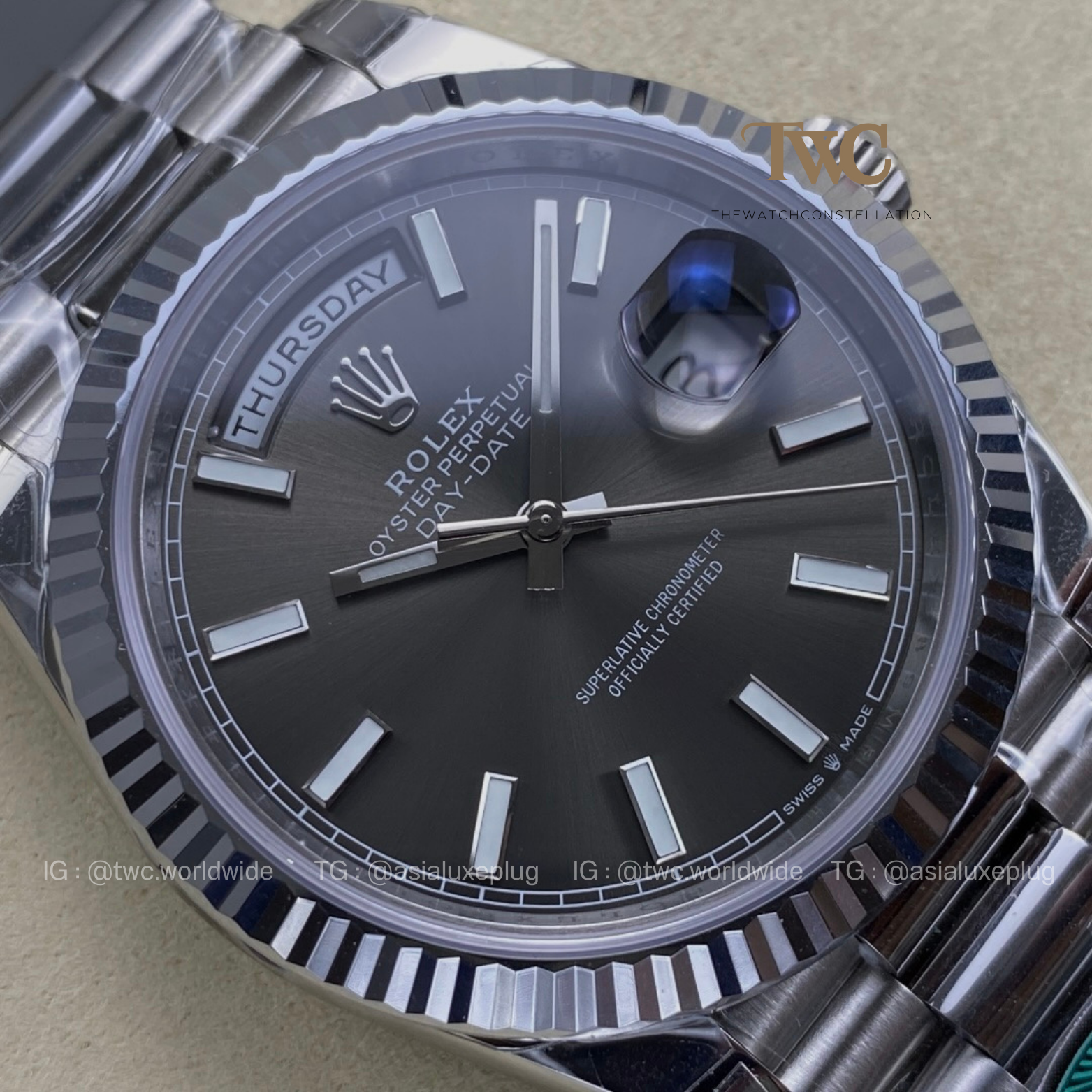 Rolex DayDate Slate Dial
