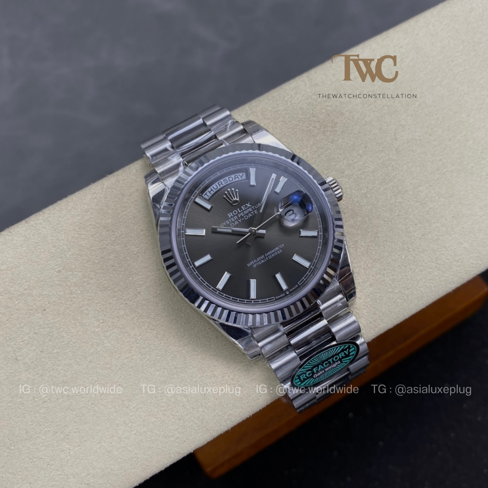 Rolex DayDate Slate Dial