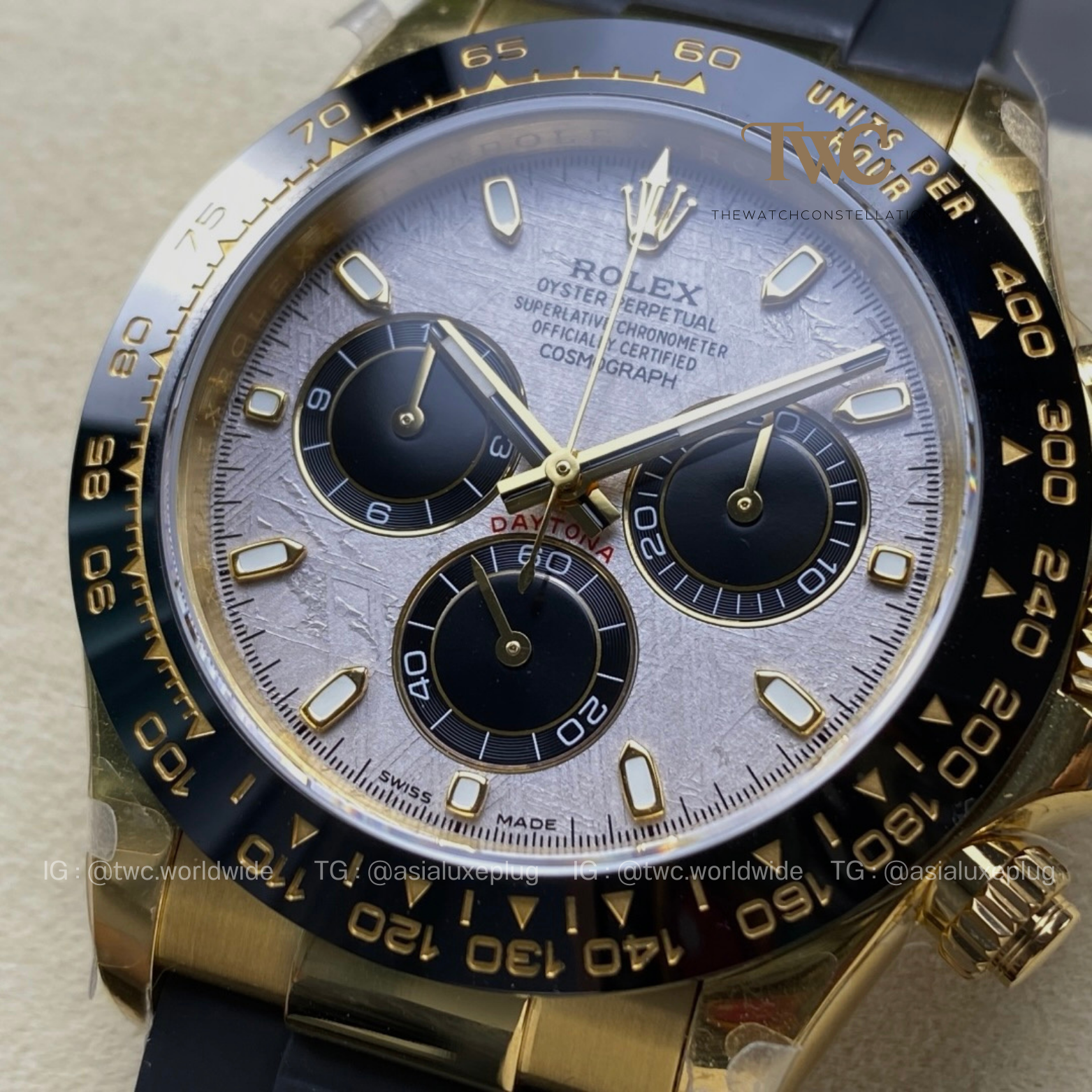 Rolex Daytona Meteorite Yellow Gold