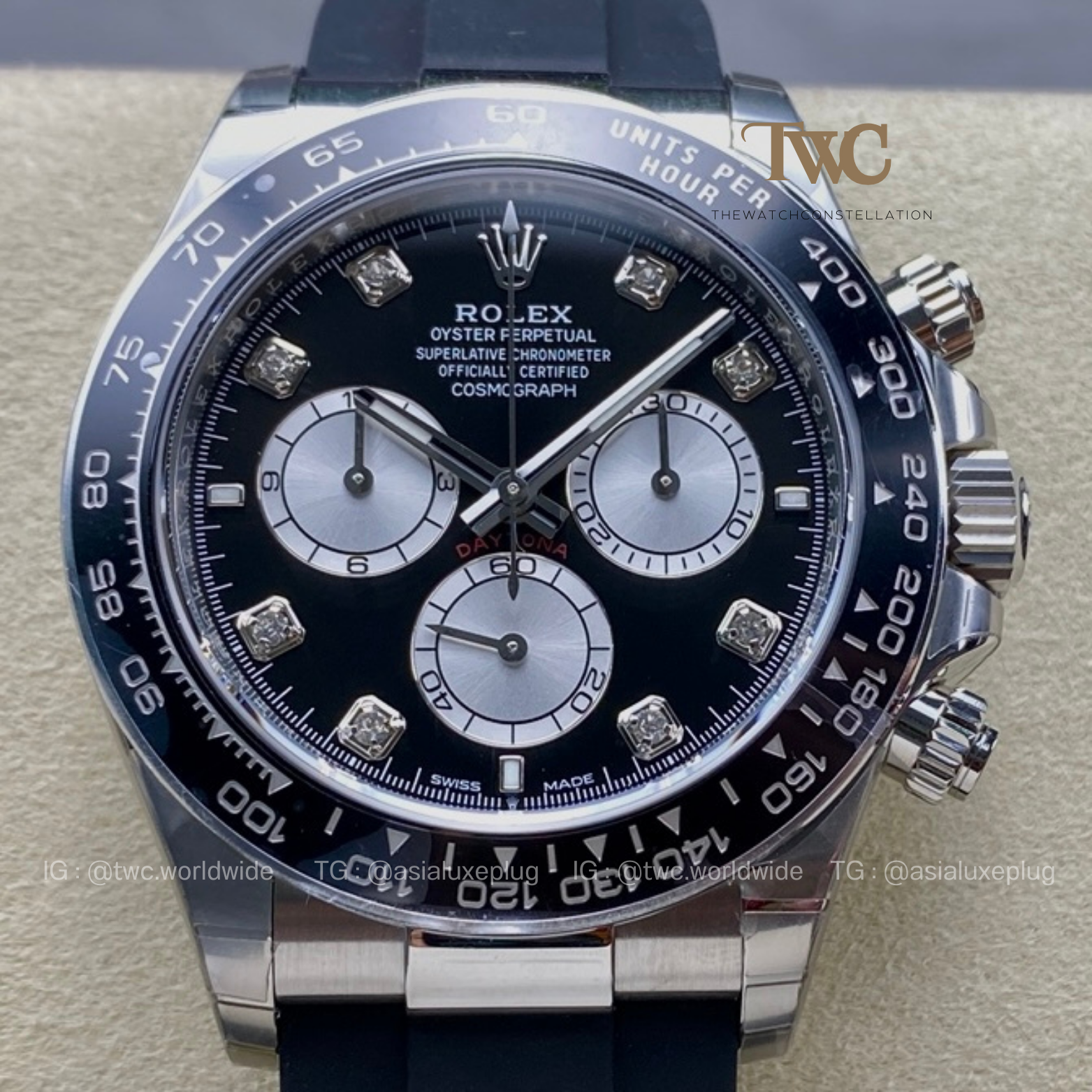 Rolex Daytona OysterFlex Diamond Indices