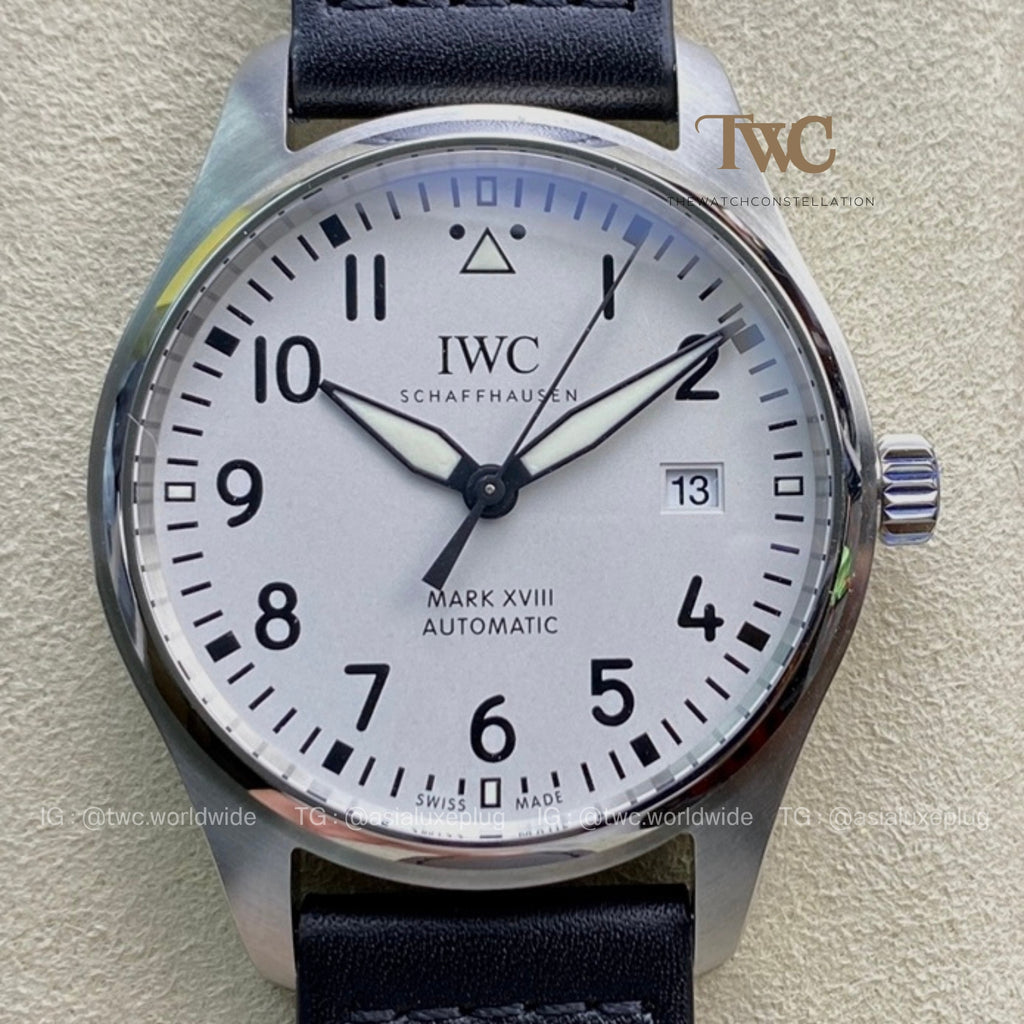 IWC Pilot Mark XVIII White