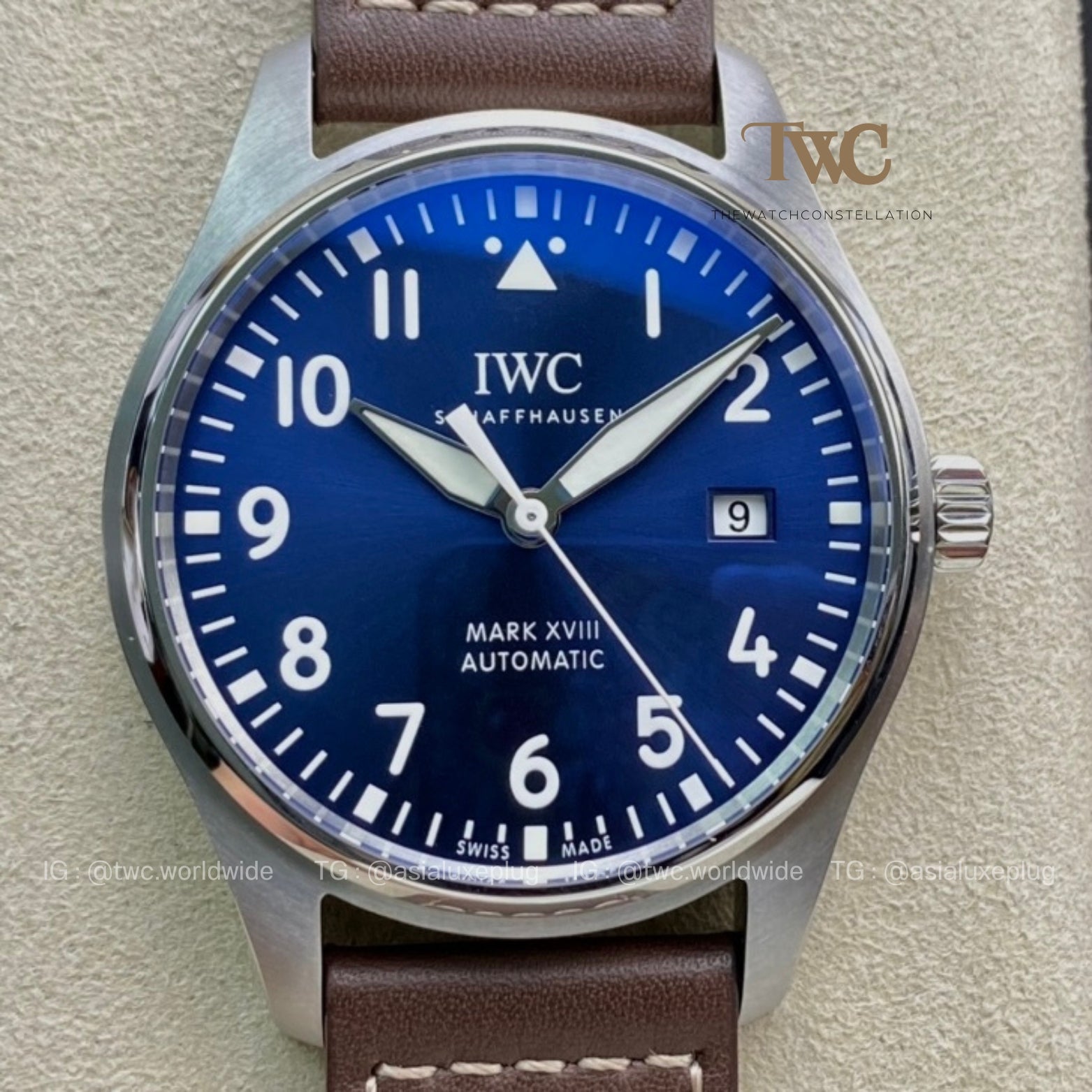 IWC Pilot Mark XVIII Blue