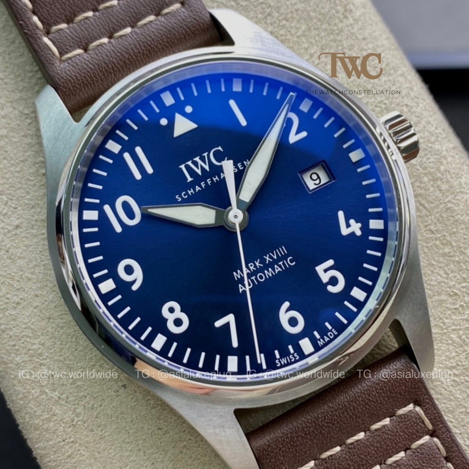 IWC Pilot Mark XVIII Blue