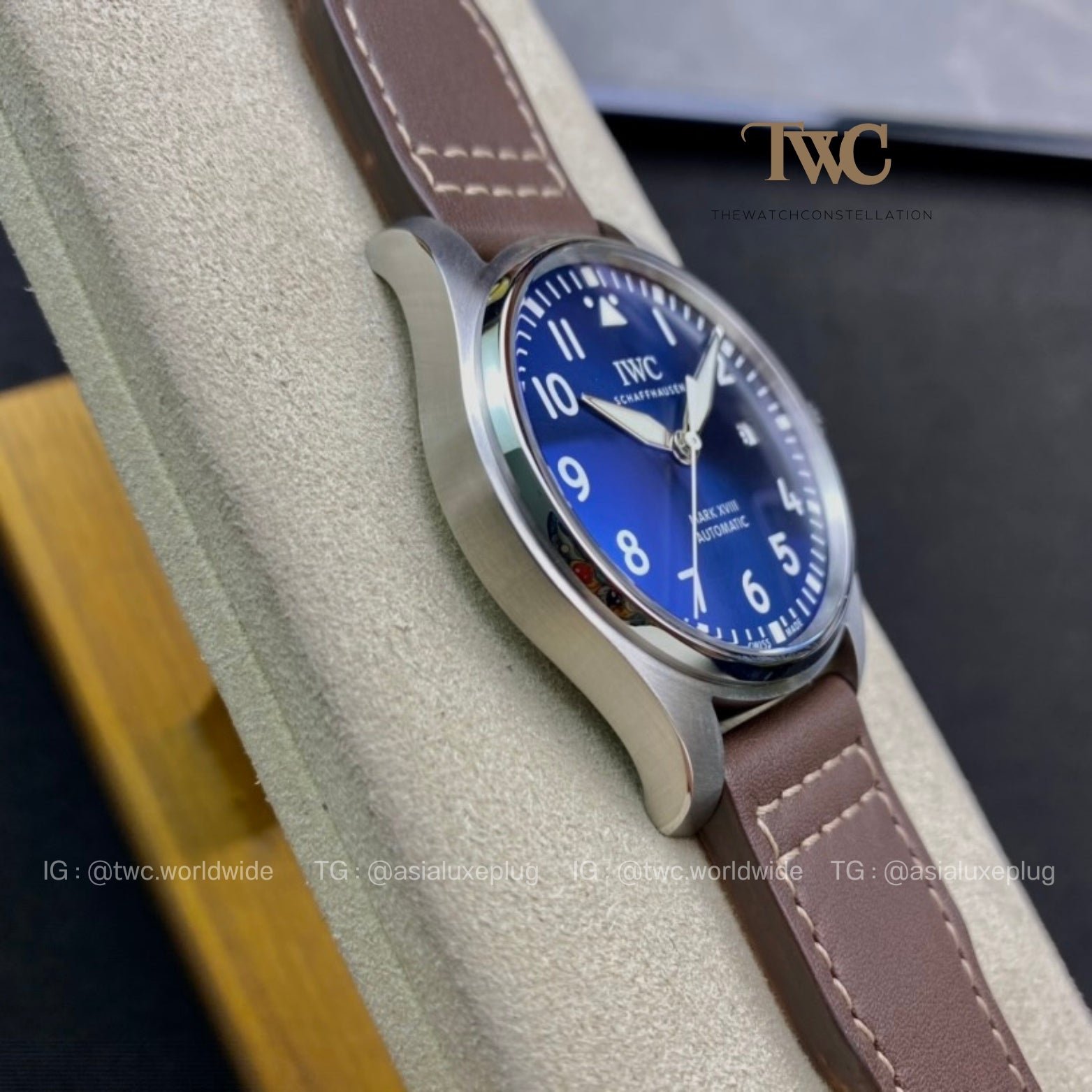 IWC Pilot Mark XVIII Blue