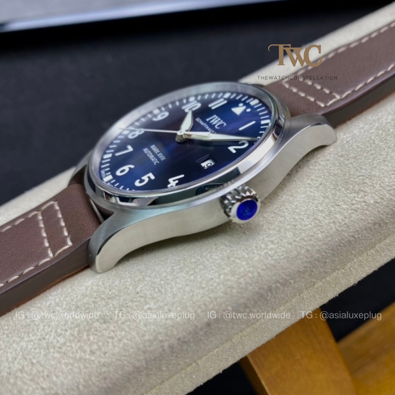 IWC Pilot Mark XVIII Blue