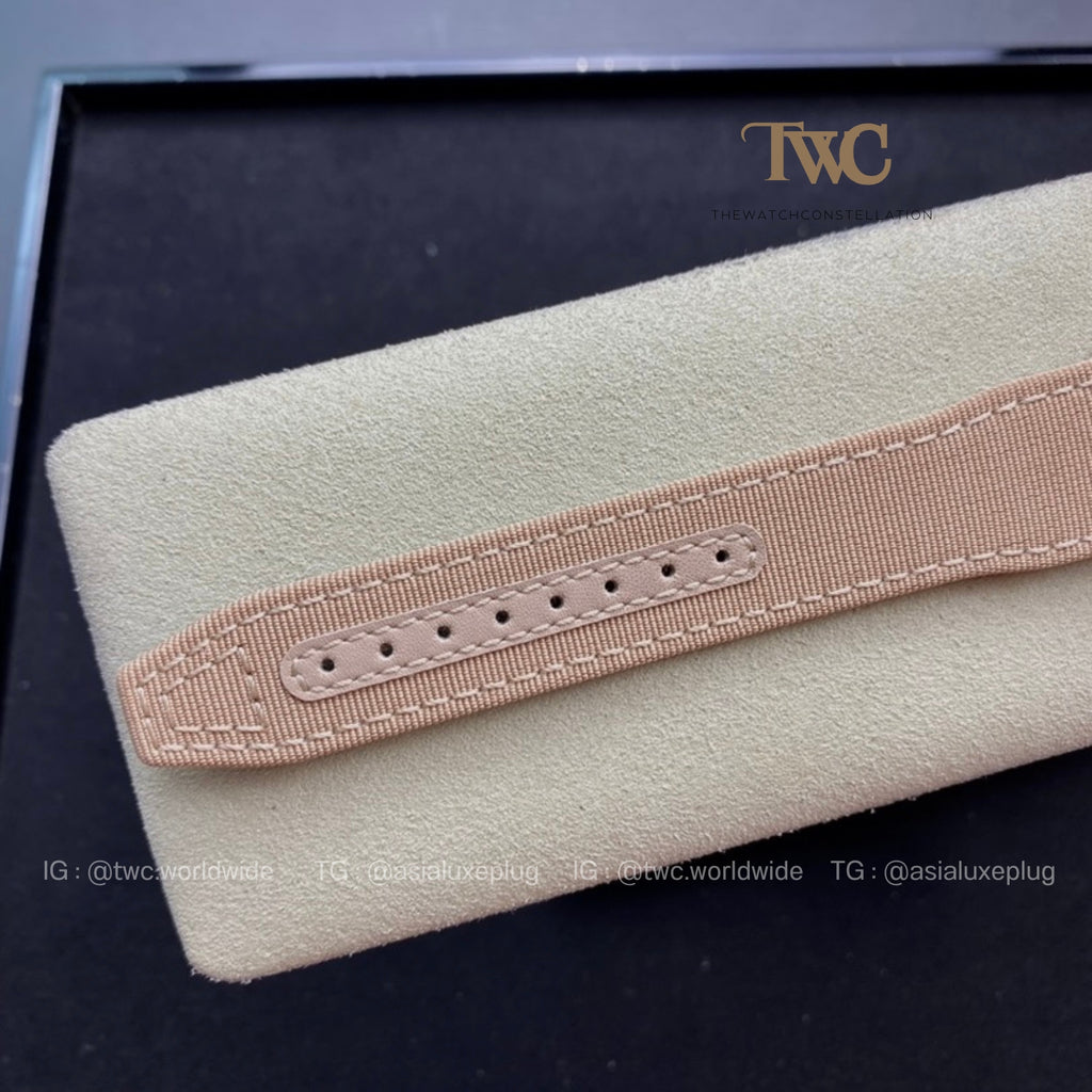 IWC Pilot Mark XVIII white with brown strap