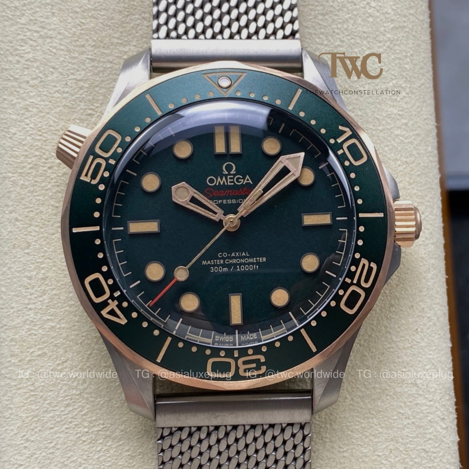 Omega Seamaster Bronze Gold