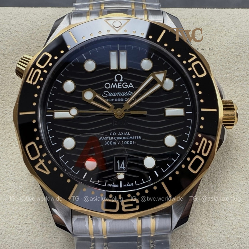 Omega Seamaster Half gold