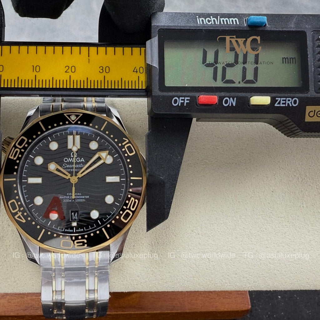 Omega Seamaster Half gold