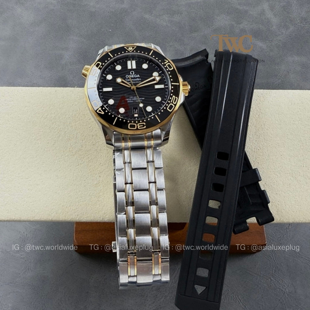 Omega Seamaster Half gold