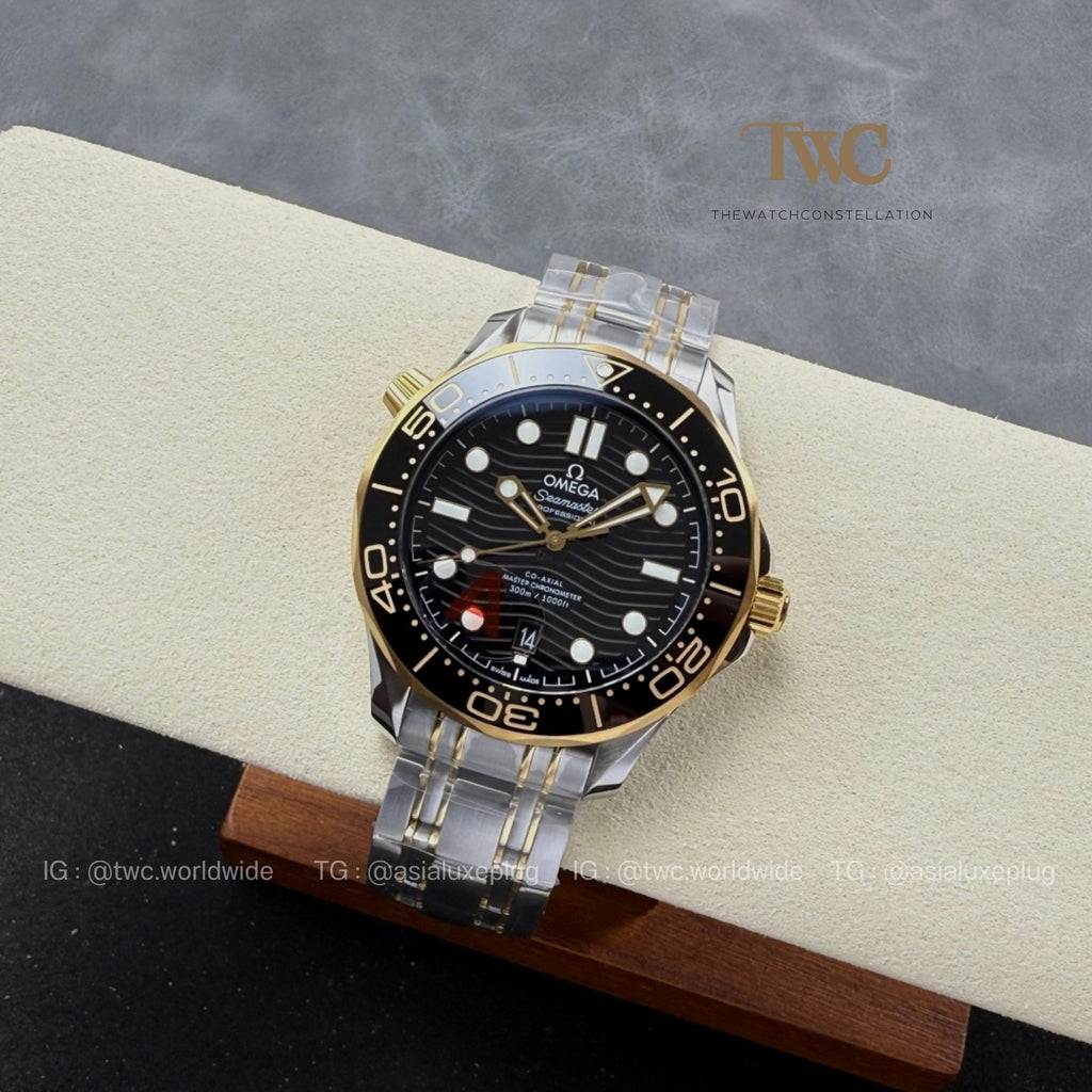 Omega Seamaster Half gold