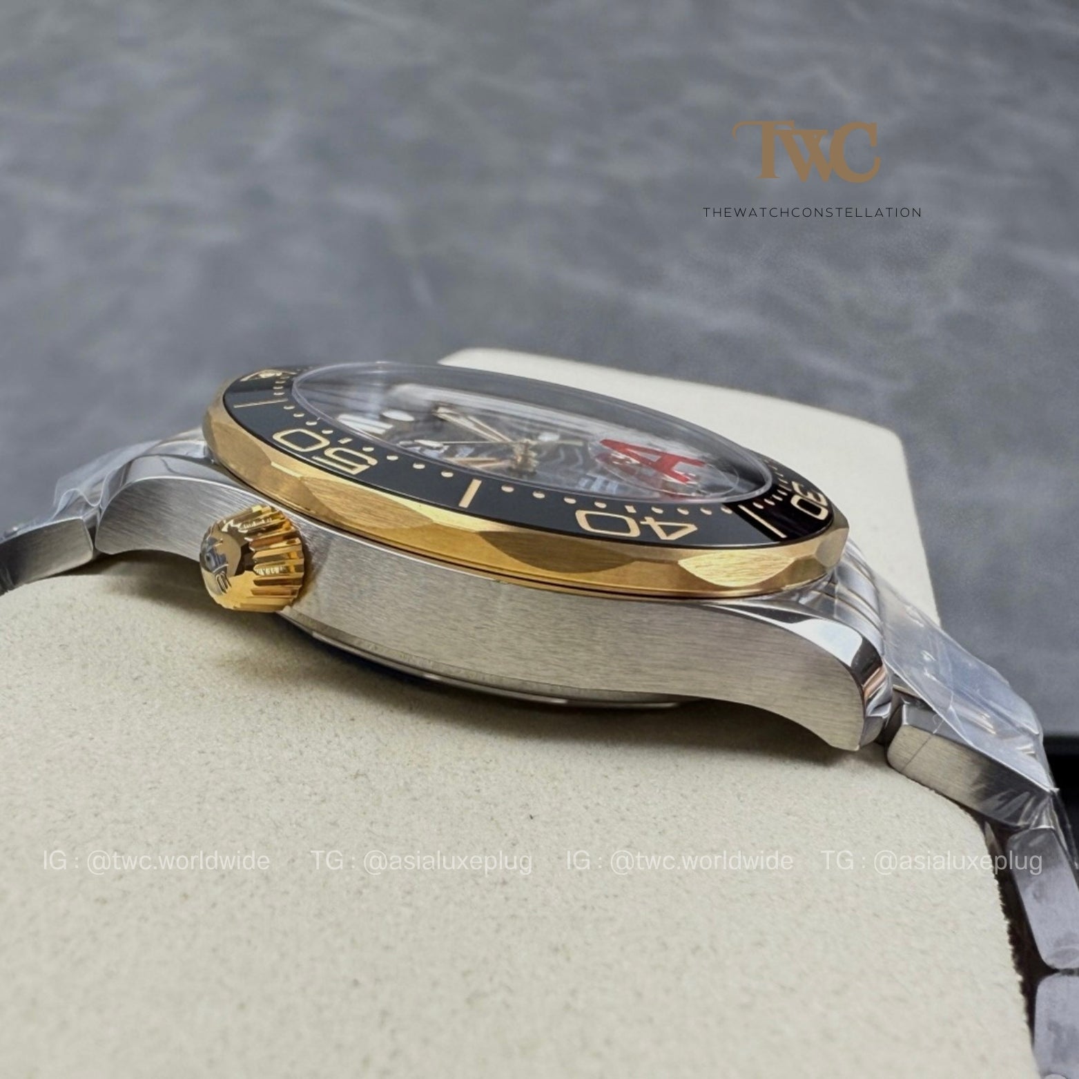 Omega Seamaster Half gold