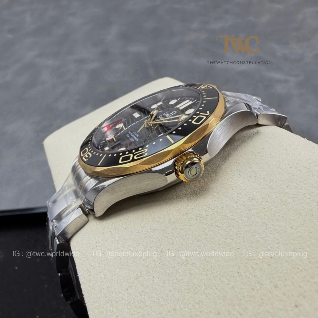 Omega Seamaster Half gold