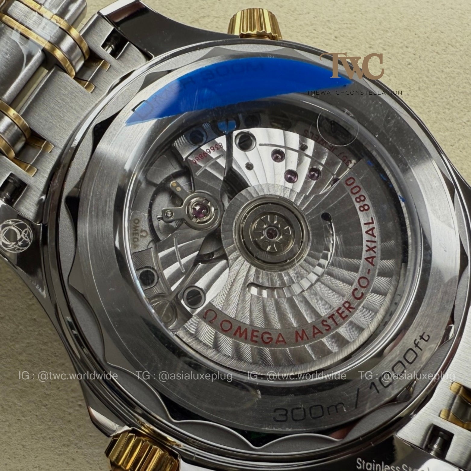 Omega Seamaster Half gold