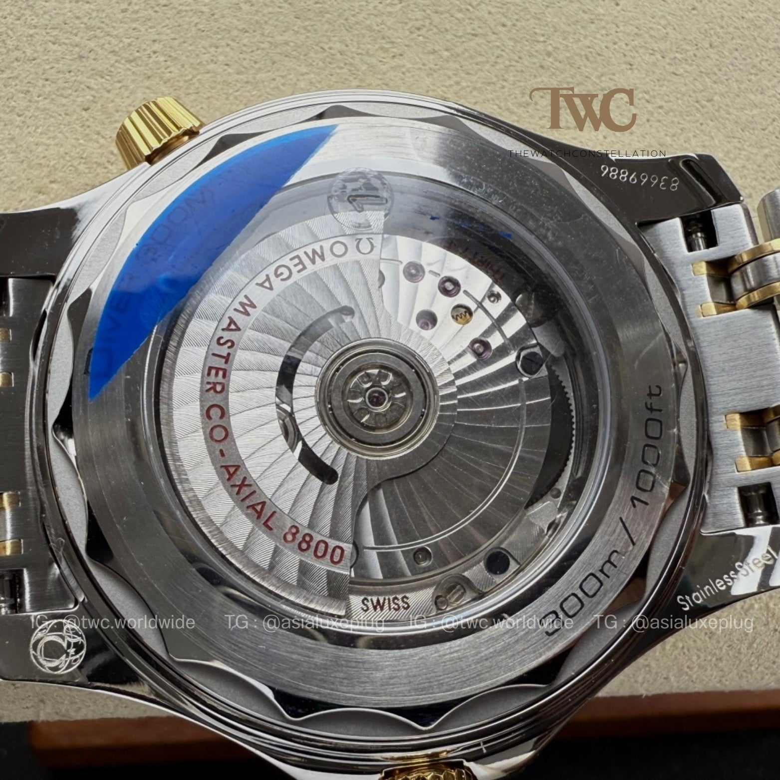 Omega Seamaster Half gold