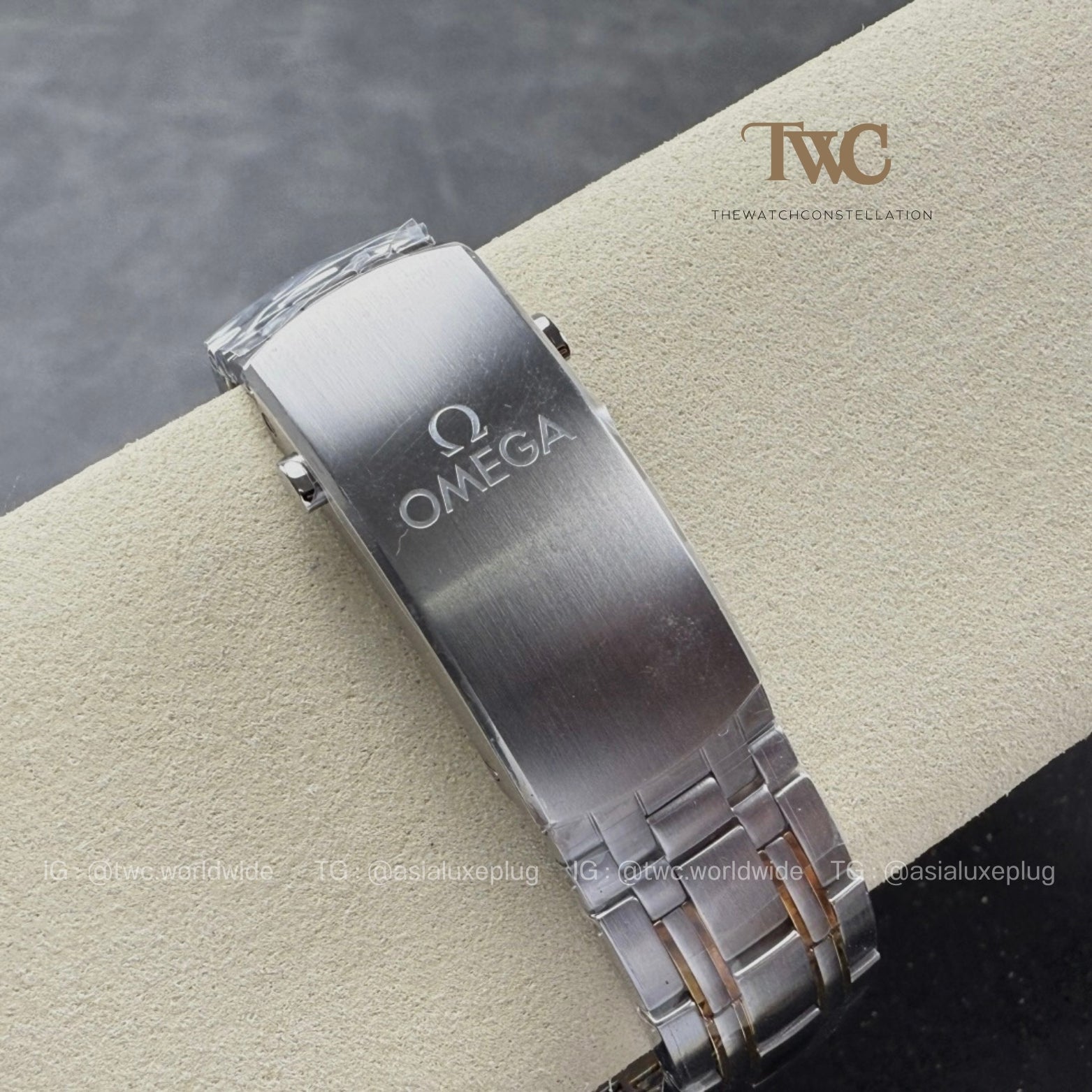 Omega Seamaster Half gold