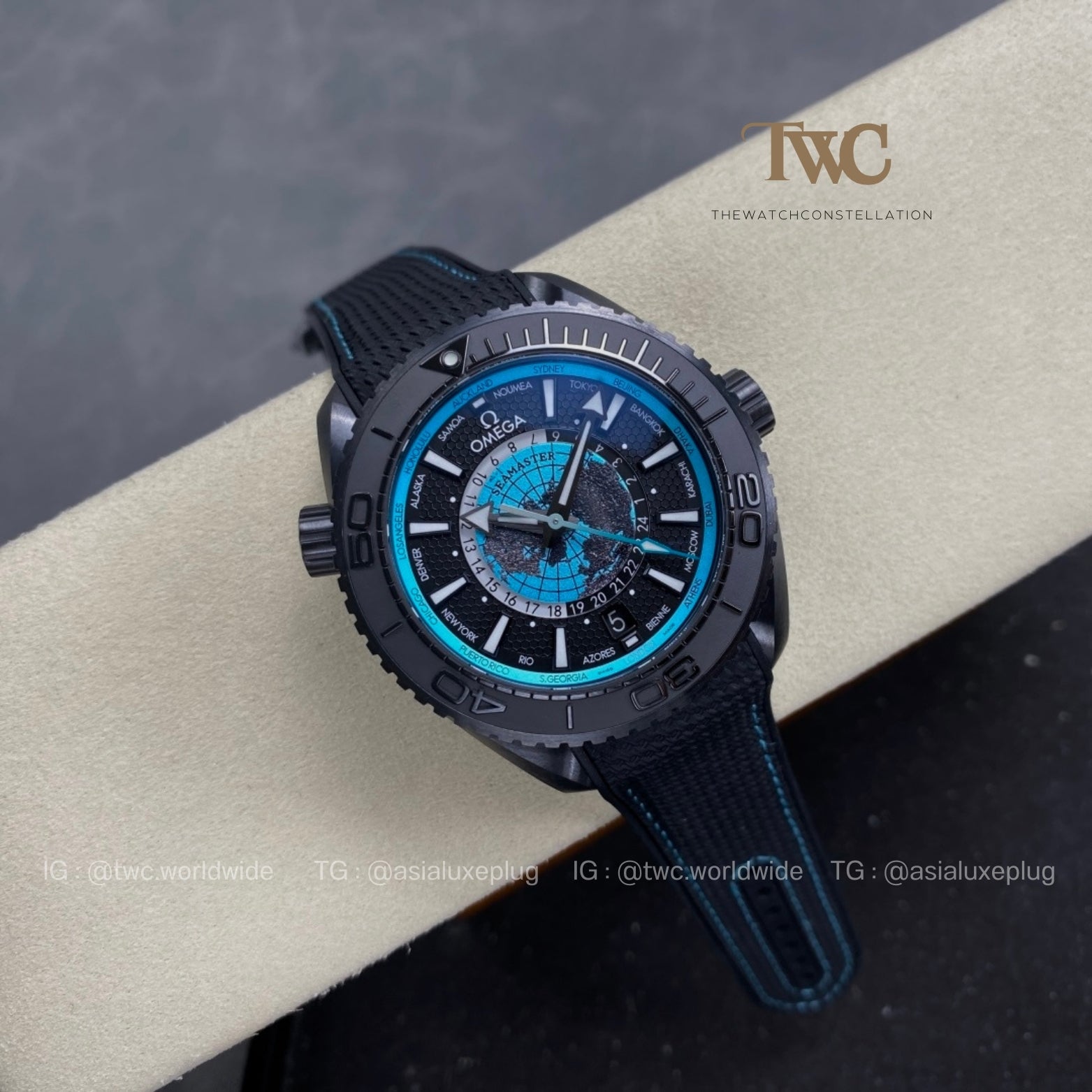 Omega Seamaster WorldTimer Cermaic