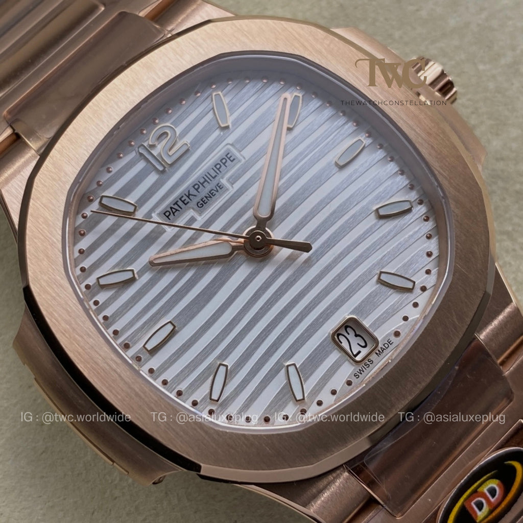 Patek Nautilus 7118 Rose Gold White dial