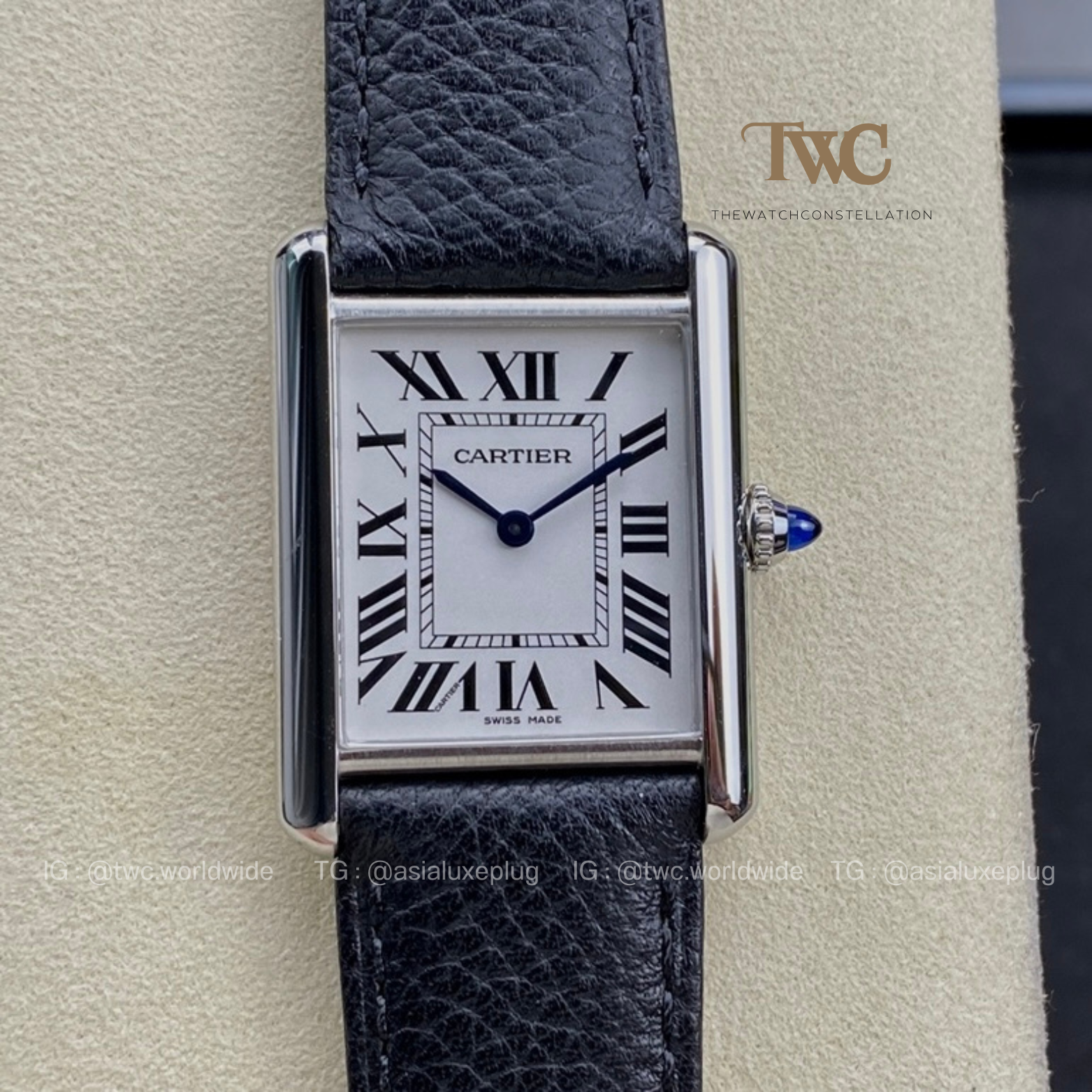 Cartier Tank Must Roman Numerals