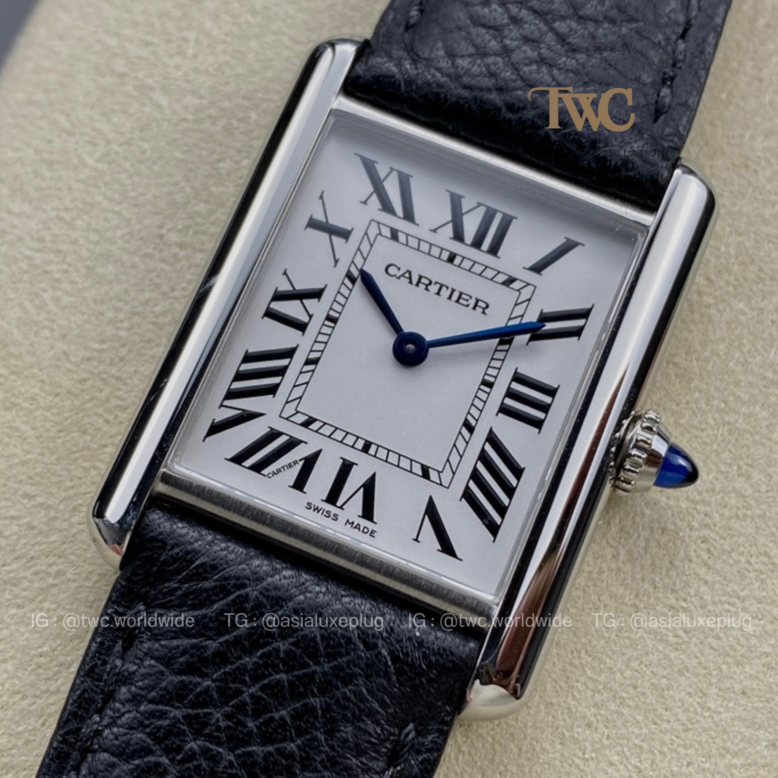 Cartier Tank Must Roman Numerals