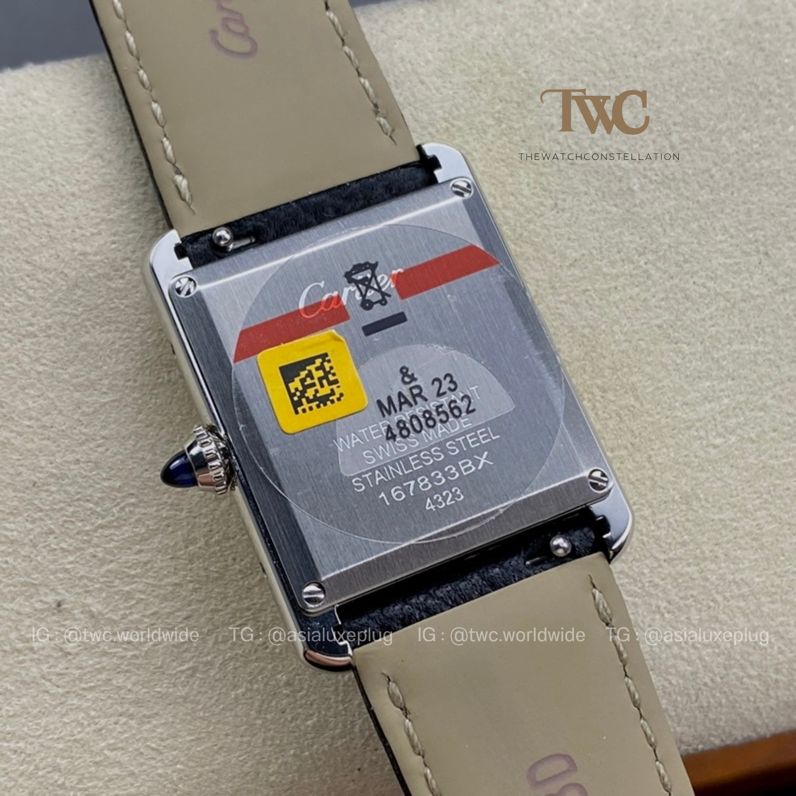 Cartier Tank Must Roman Numerals